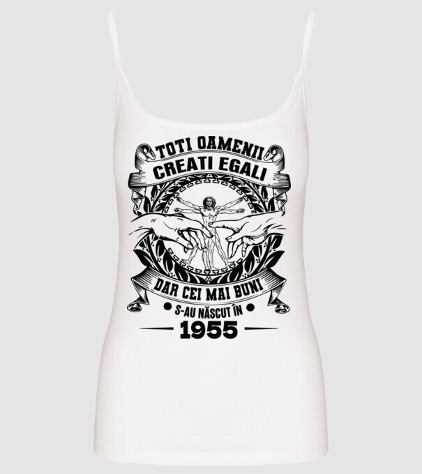Da Vinci 70 1955 model alb pe tricou