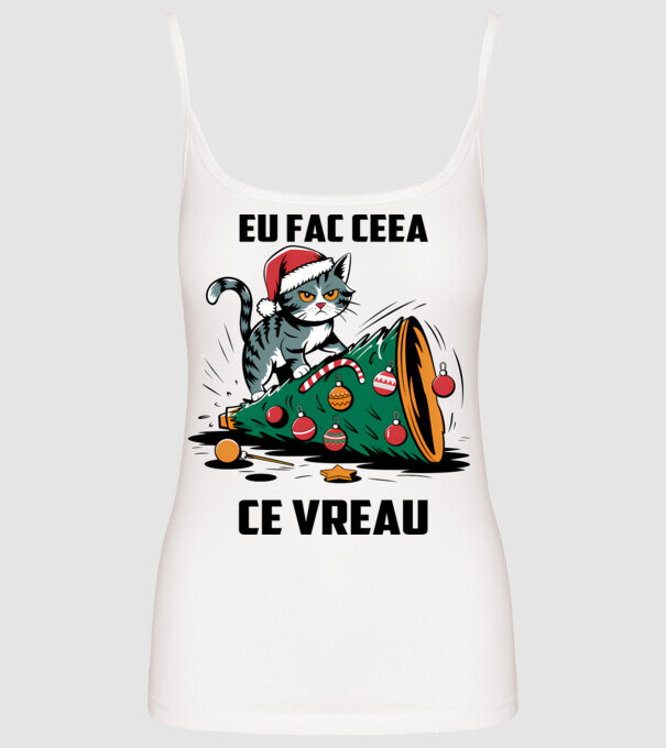 Eu fac ceea ce vreau Alb model alb pe tricou