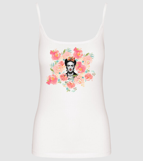 Frida Kahlo 2 model alb pe tricou
