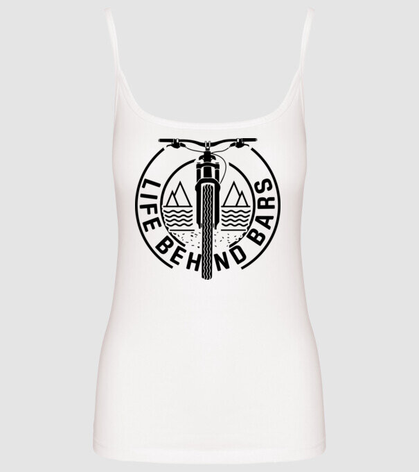 Life behind bars model alb pe tricou
