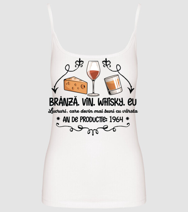 Lucruri, care devin mai buni cu vârsta 1964 60 de ani model alb pe tricou