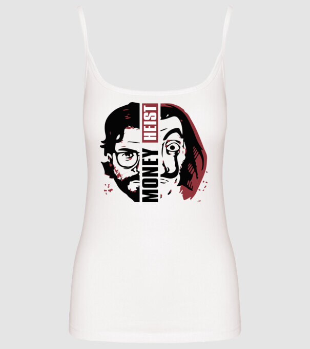money heist professor model alb pe tricou