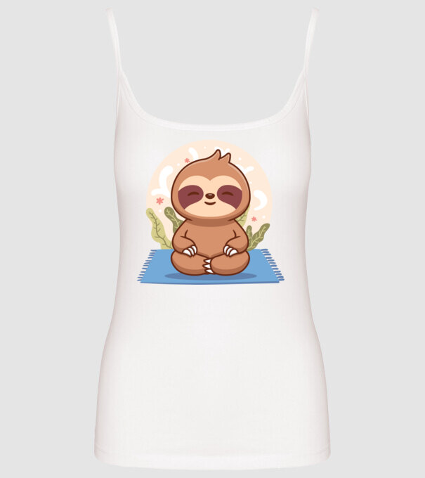 Namaste model alb pe tricou