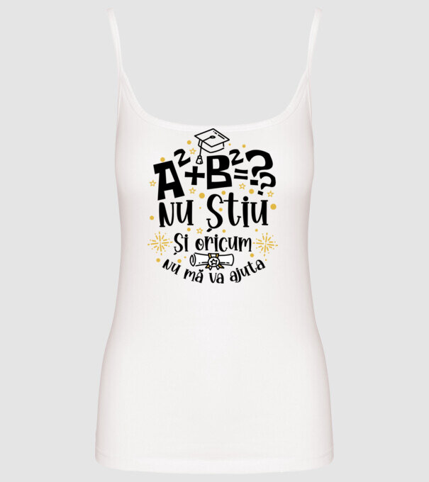 Nu știu, și oricum nu mă va ajuta model alb pe tricou
