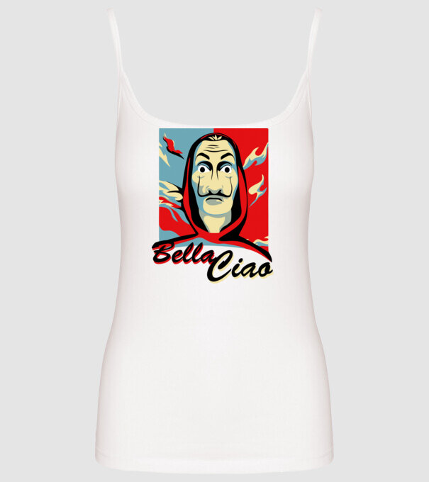 obey bella ciao model alb pe tricou