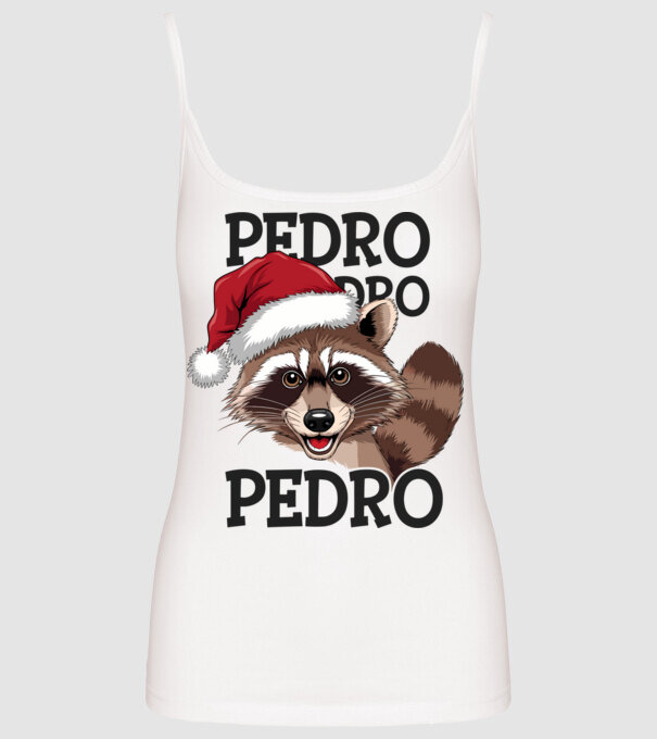 Pedro pedro xmas model alb pe tricou