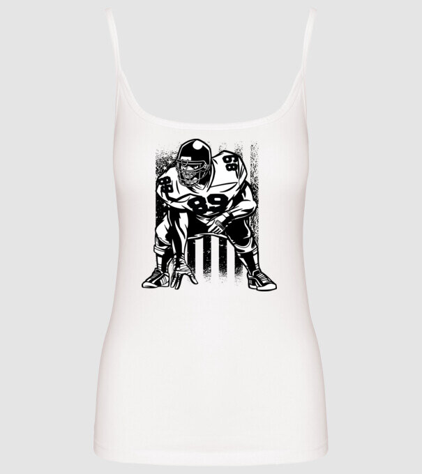 PLAYER model alb pe tricou