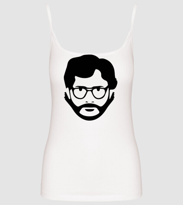 professor simple model alb pe tricou