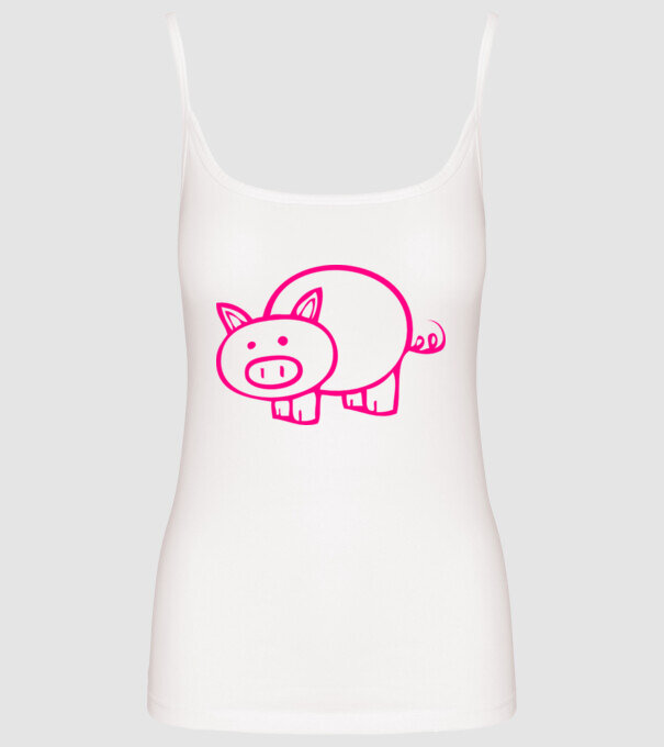 purcel model alb pe tricou