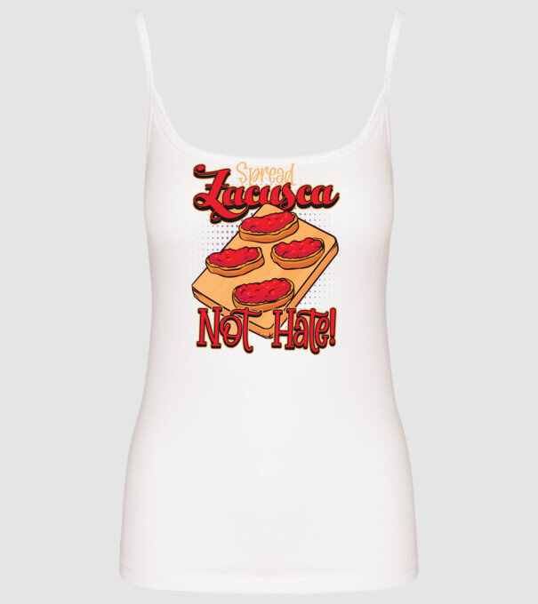 România Zacusca model alb pe tricou