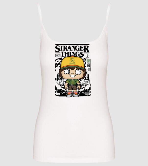 stranger things cereal model alb pe tricou