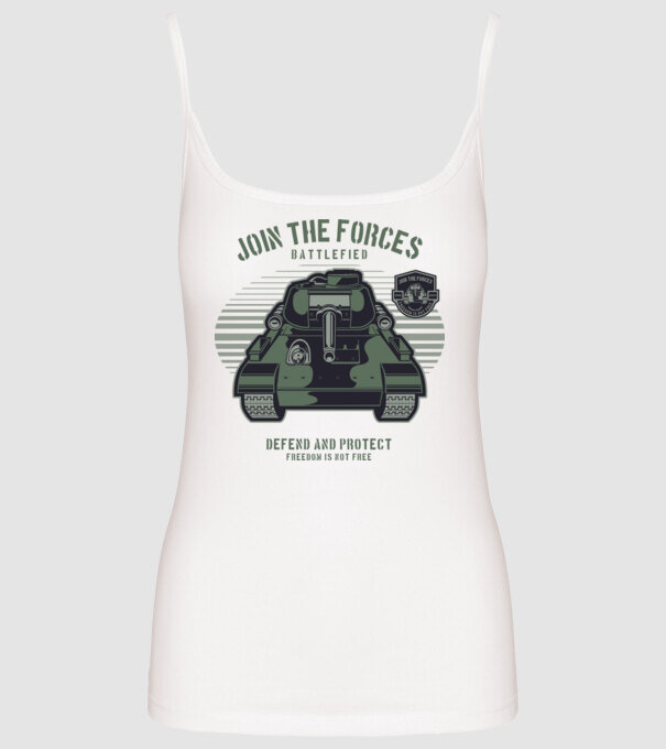 Tancuri model alb pe tricou