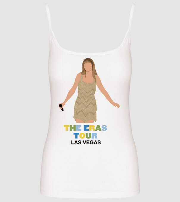Taylor Swift The Eras Tour Las Vegas model alb pe tricou