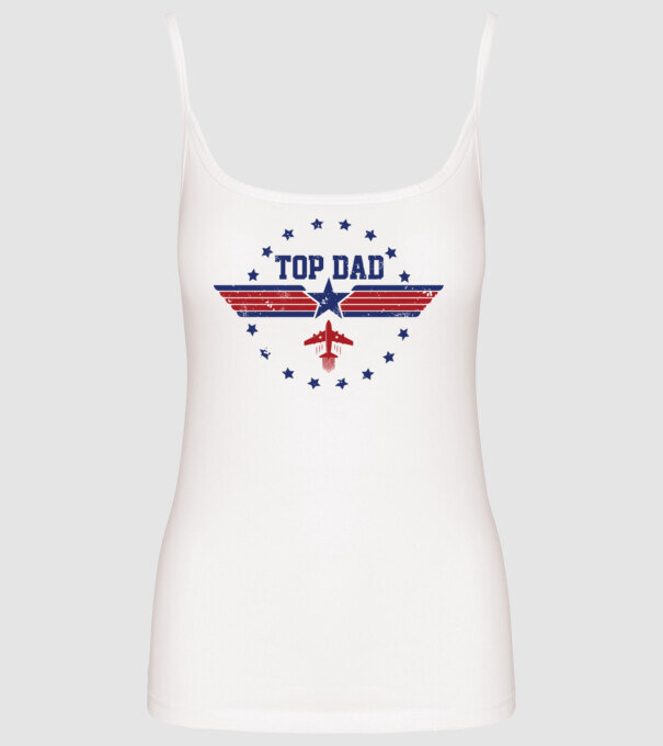 TopDad model alb pe tricou
