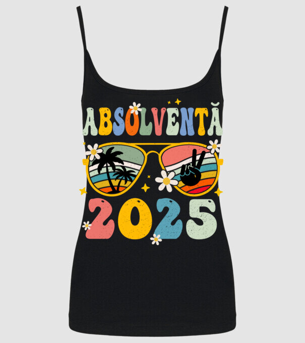 Absolventă 2025 model negru pe tricou