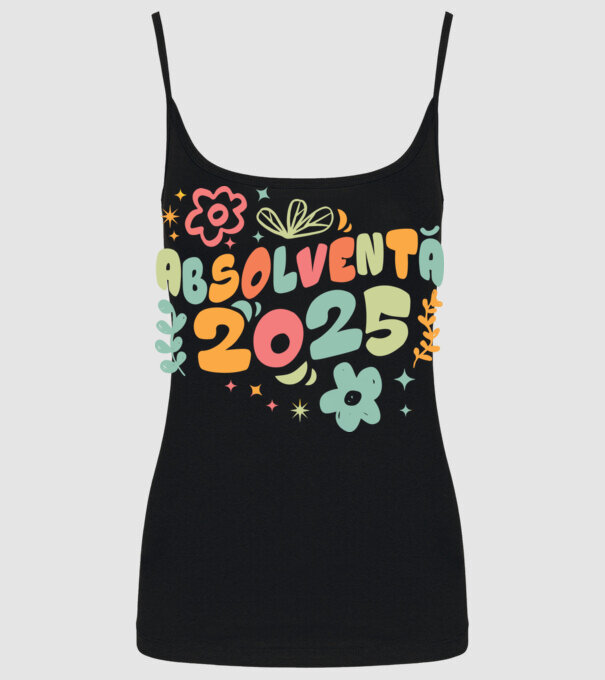 Absolventă 2025 model negru pe tricou