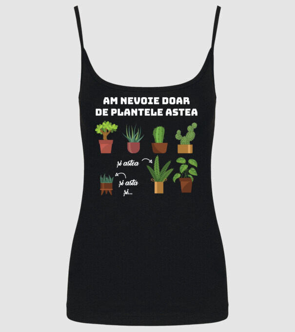 am nevoie doar de plantele astea model negru pe tricou