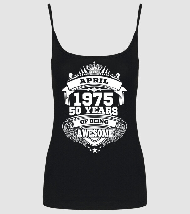 Awesome being of april 1975 model negru pe tricou