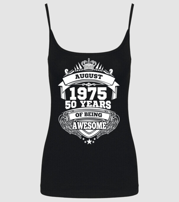 Awesome being of august 1975 model negru pe tricou