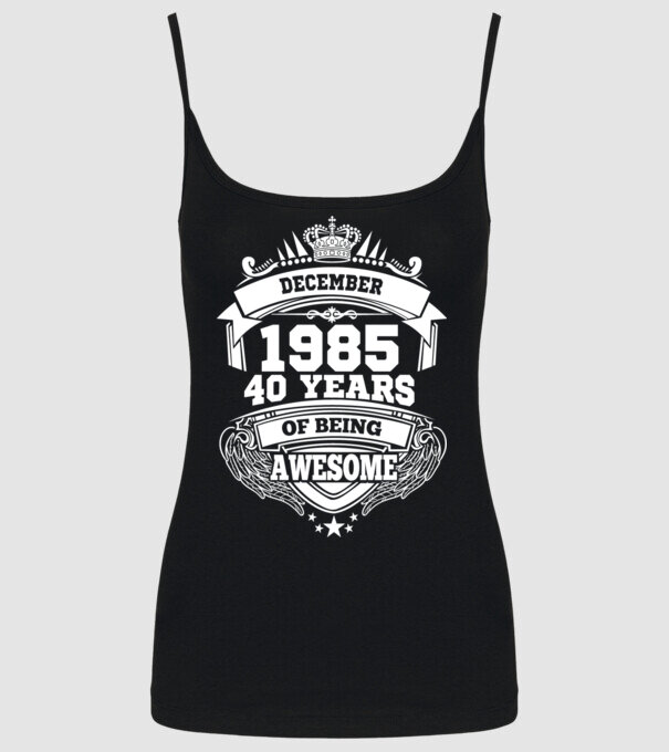 Awesome being of december 1985 model negru pe tricou