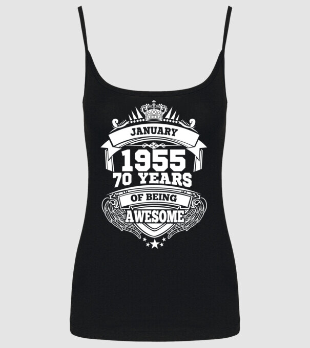 Awesome being of january 1955 model negru pe tricou