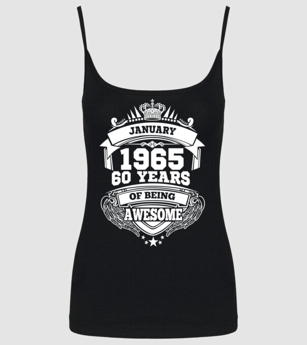 Awesome being of january 1965 model negru pe tricou