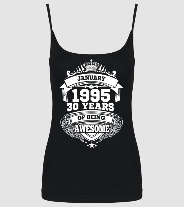 Awesome being of january 1995 model negru pe tricou