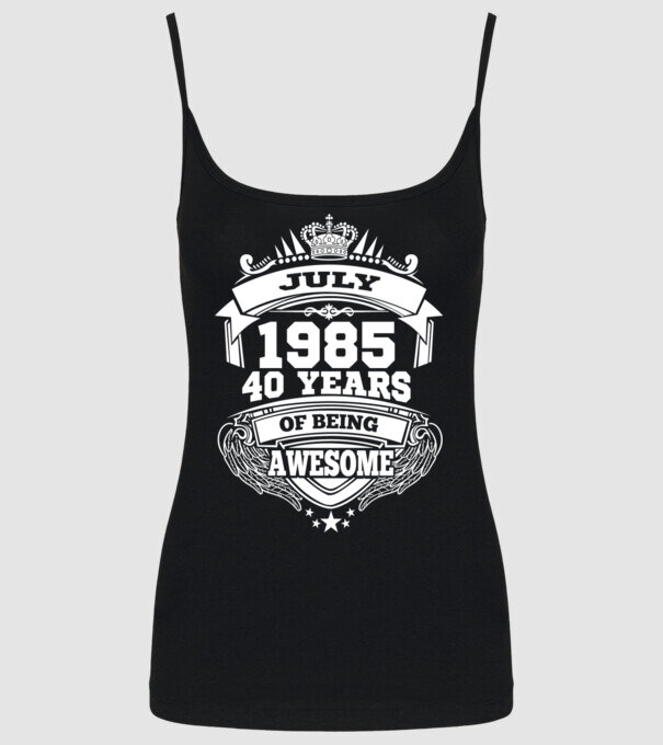 Awesome being of july 1985 model negru pe tricou