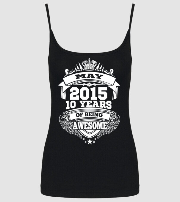 Awesome being of may 2015 model negru pe tricou