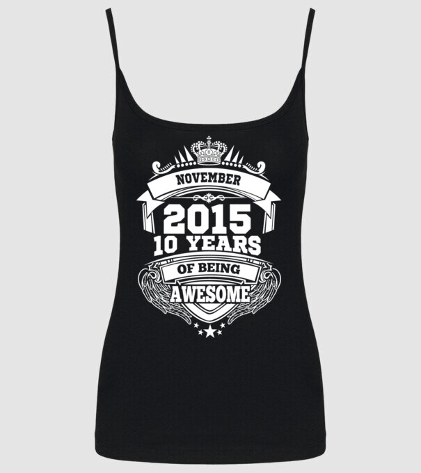 Awesome being of november 2015 model negru pe tricou