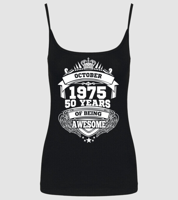 Awesome being of october 1975 model negru pe tricou