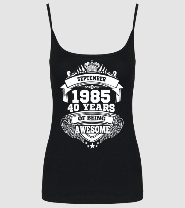 Awesome being of september 1985 model negru pe tricou