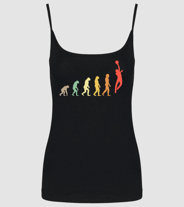 Basketball evolution model negru pe tricou