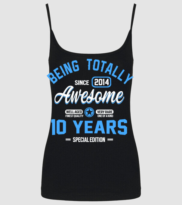Being totally awesome 10 model negru pe tricou