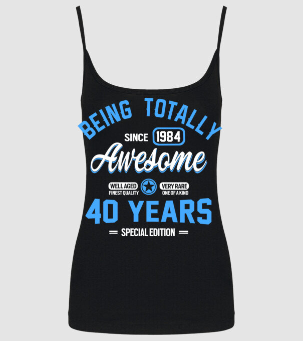 Being totally awesome 40 model negru pe tricou