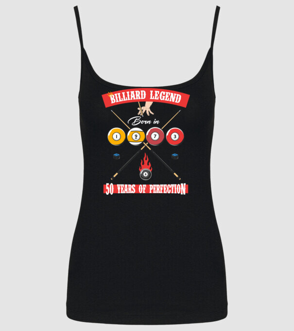 Billiard legend born in 1973 model negru pe tricou