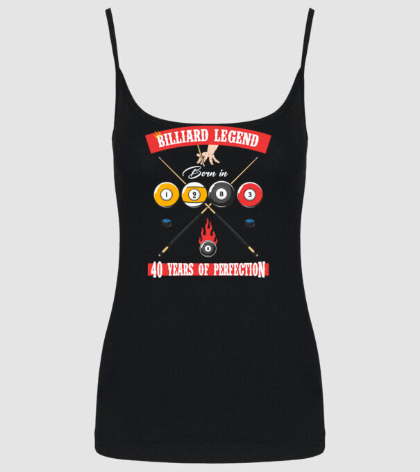 Billiard legend born in 1983 model negru pe tricou