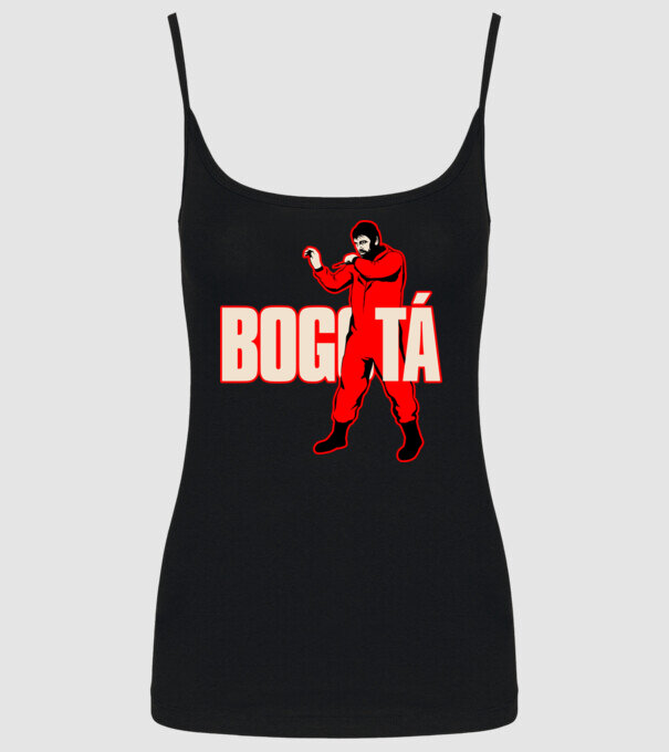 bogota la casa de papel model negru pe tricou