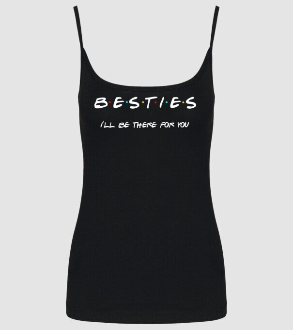 Bride Friends Besties model negru pe tricou
