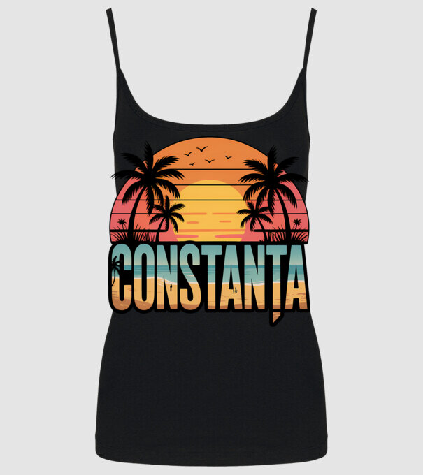 Constanța model negru pe tricou