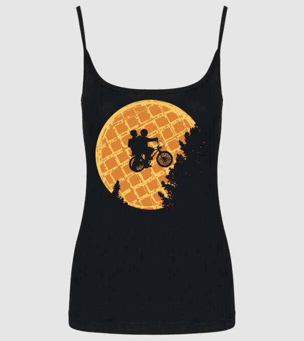 cookie moon stranger things model negru pe tricou