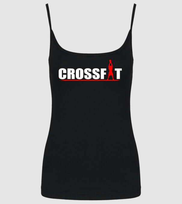 Crossfit model negru pe tricou