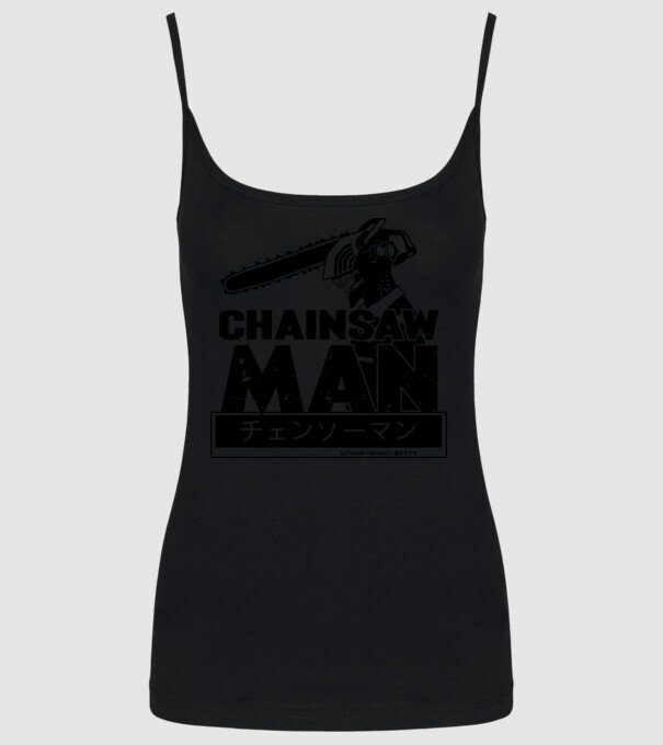 CSM - Chainsaw Man model negru pe tricou