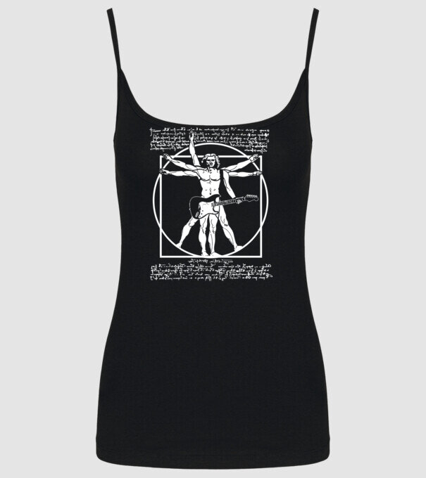 Da Vinci model negru pe tricou