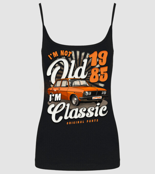 DACIA 1985 model negru pe tricou