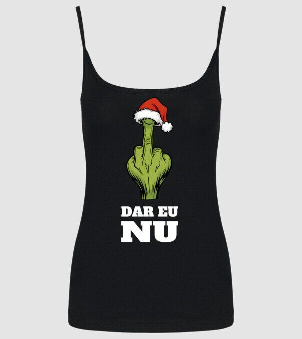 Dar eu NU Negru model negru pe tricou