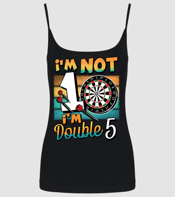 Darts Birthday 10 years old model negru pe tricou