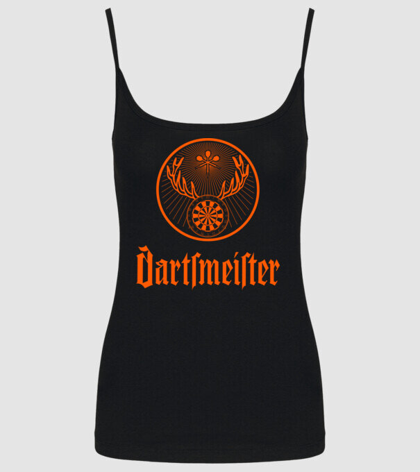 Dartsmeister Dark model negru pe tricou