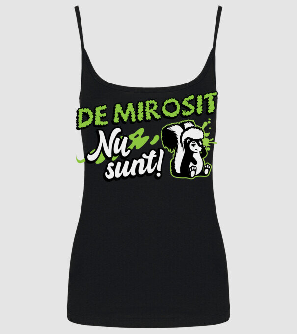 De mirosit nu sunt model negru pe tricou