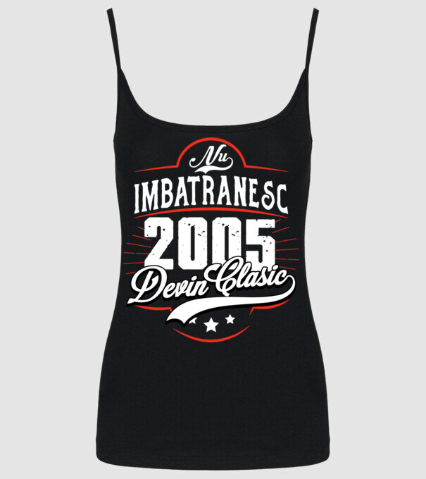 Devin Clasic - 2005 model negru pe tricou